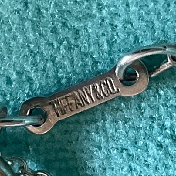 Authentic Tiffany Elsa Peretti Eternal Circle pendant and chain necklace - Picture 3 of 5